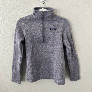 Patagonia Smokey Purple Fleece Quarter-zip Pullover